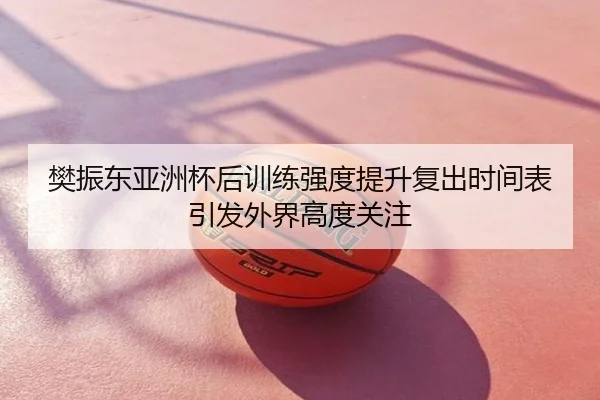 樊振东亚洲杯后训练强度提升复出时间表引发外界高度关注